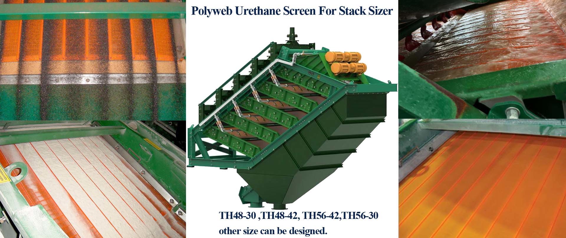 Qualität Polyweb-Uräthan-Schirme usine