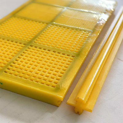 Neue 610×610mm WS85 Polyurethan-Vibrationsbildschirm Stahlrahmen Kreisförmige / Lineare / Quadratöffnungen