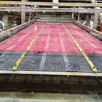 Bergbau Mesto Schwingungsschirme Gummi-Schirmplatten 40*10mm Zuverlässig