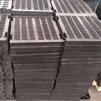 Verstellbare Schirmplatten aus Gummi mit Loch für spezifische Schwingschirme für den Bergbau