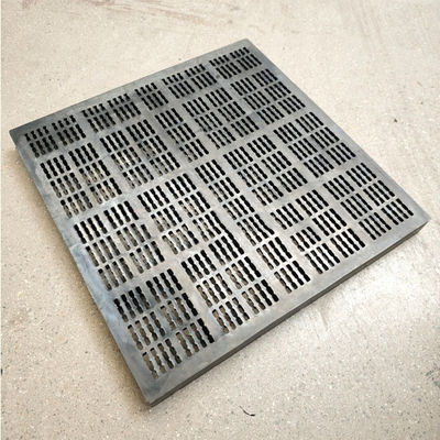 30*8mm langlebige Gummischirmplatte für Mining-Vibrationschirme