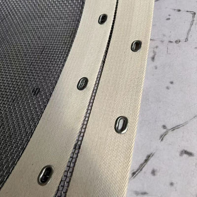 Edelstahl-Ösensieb mit Haken für Megatex-Siebmaschinen