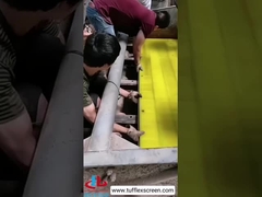 Installation von PU-Entwässerungsschirmen