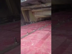 Rot-Schwarz Gummi-Bildschirmplatte